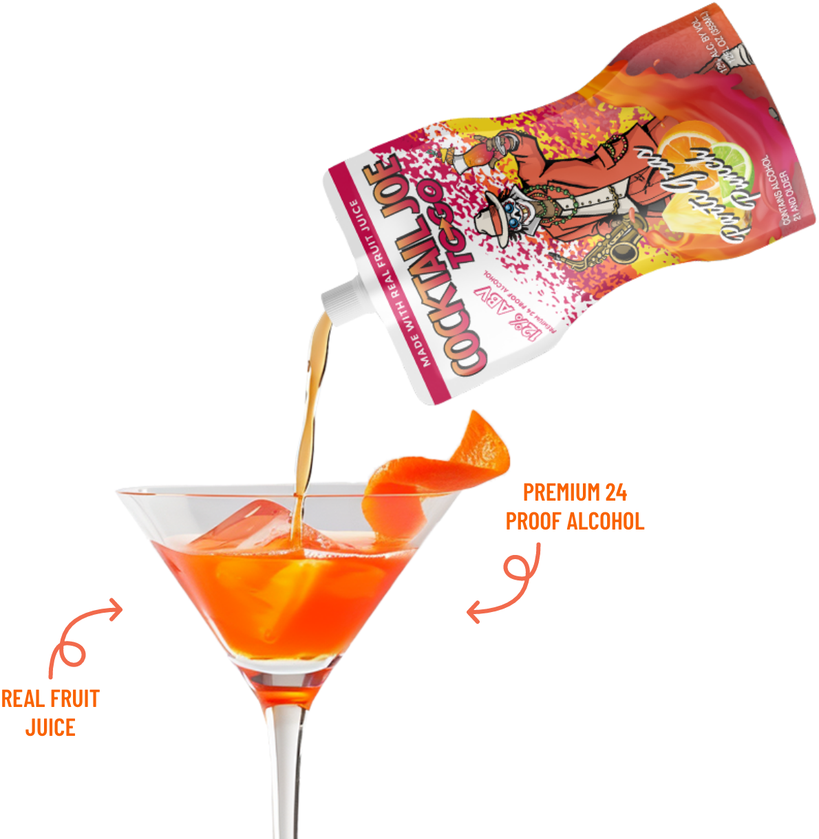 Craft Cocktail Pours from a Pouch